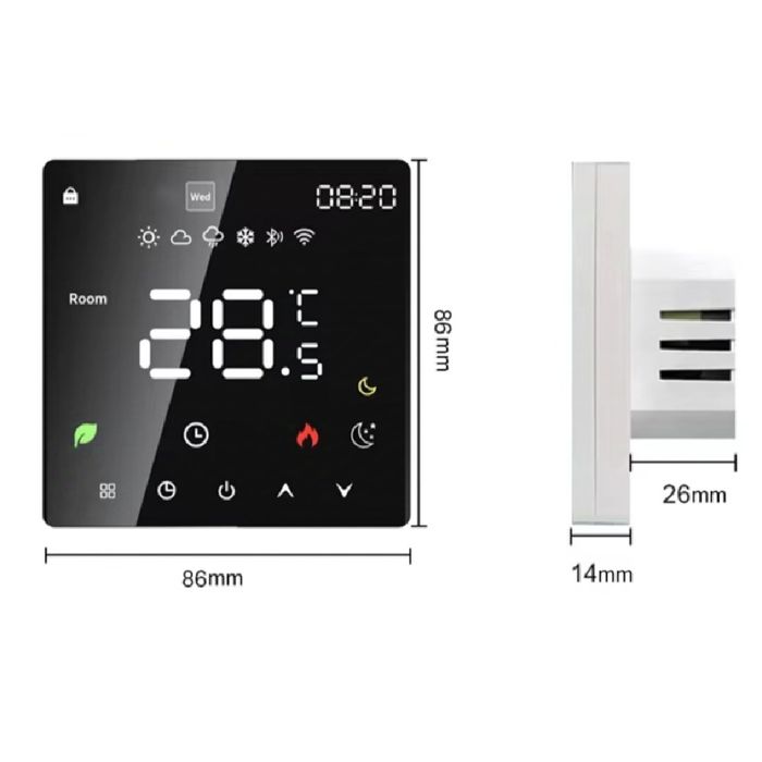 Стаен термостат ME81H16A терморегулатори програмируеми