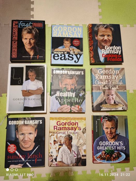 Книги на известни готвачи Г.Рамзи, Дж. Оливър