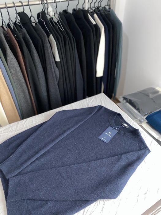 Pulover 100% Cashmere natural – calitate premium – albastru