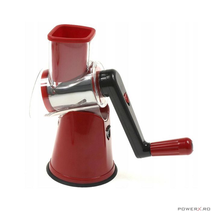 Razatoare manuala pentru legume si fructe, rosu, 26,5x12,5x24cm,