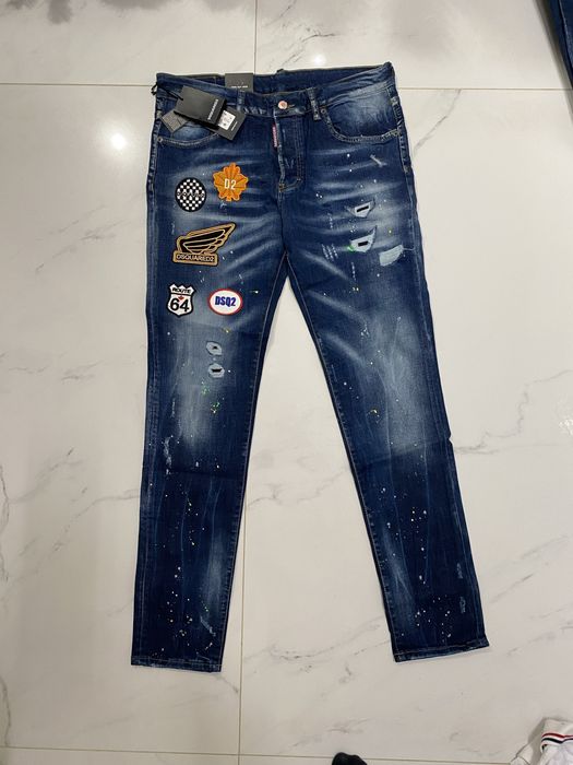 НОВО Мъжки Дънки DSQUARED2 с етикет Има останали размери 46 и 48