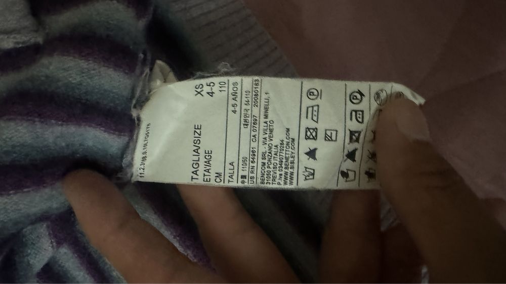 Теплые пуловера от бенетон