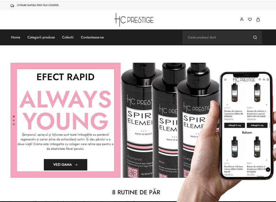 Creare site de prezentare și magazin online pentru afacerea ta