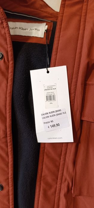 Чисто Ново, Оригинално яке Calvin Klein от Италия XXL