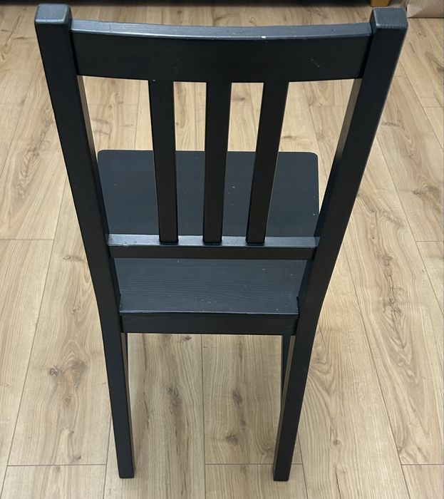 4 scaune IKEA Stefan negru-maro – set
