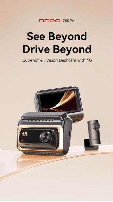DDPAI Z60 Pro Dual двухканальный видеорегистратор
