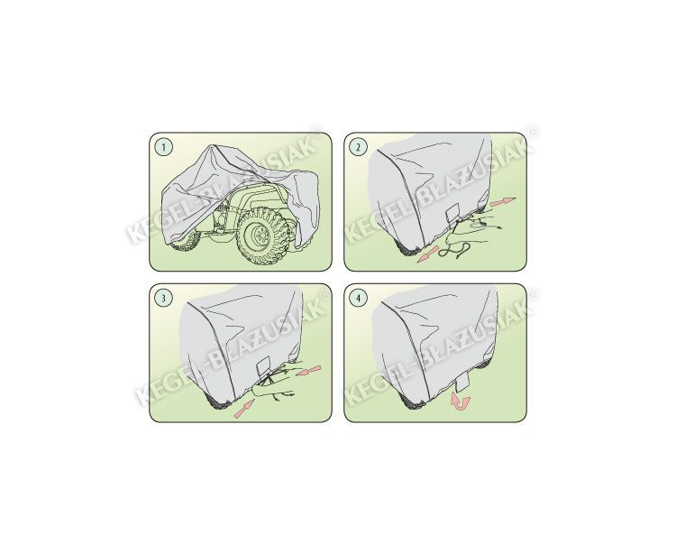 Prelata, husa exterioara ATV huse quad marime L 180-215/125/120cm