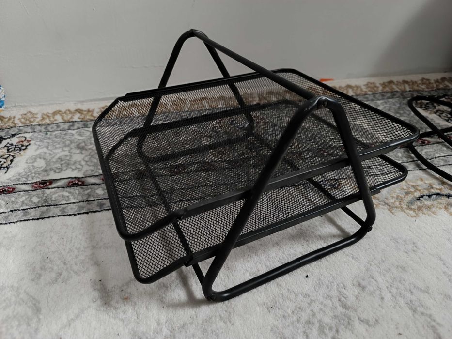 Лоток офисный для бумаг / Qog'ozlar uchun 2 qavatli ofis lagan