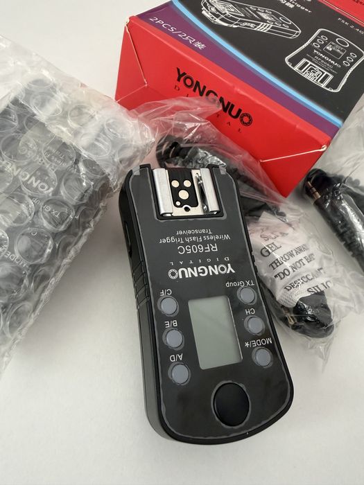 Yongnuo RF 605C - Set Declansatoare Radio pentru Canon, 2.4GHz