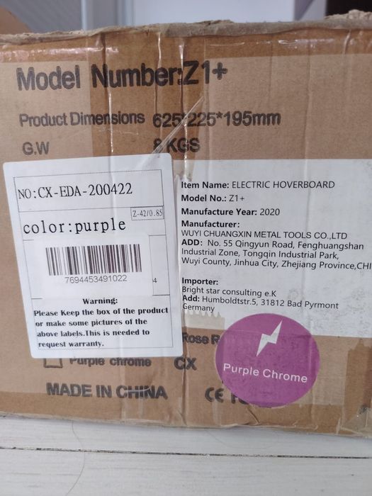 Hoverboard  Z 1+