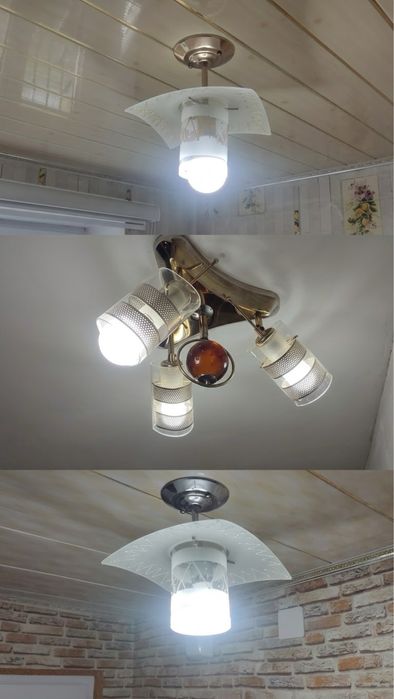 Срочно продам 3 люстры