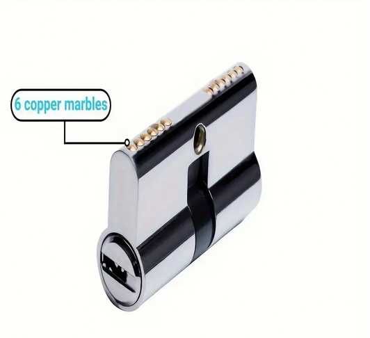 Високосигурен патрон 60мм ключалка 30/30