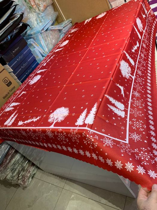 Dasturxon yangi yil uchun ajoyib sovg’a.Скатерть новогодная