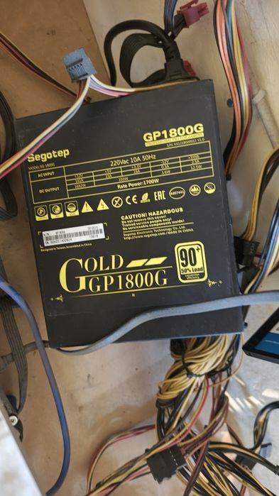 Sursa PC Segotep GP1800G Gold 1800W, stare foarte buna
