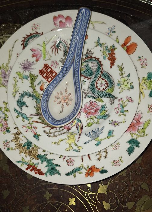 Set portelan dragoni