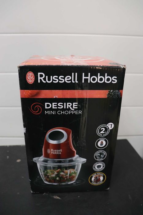 Russell Hobbs Мини електрически блендер/чопър Desire Red 500 мл