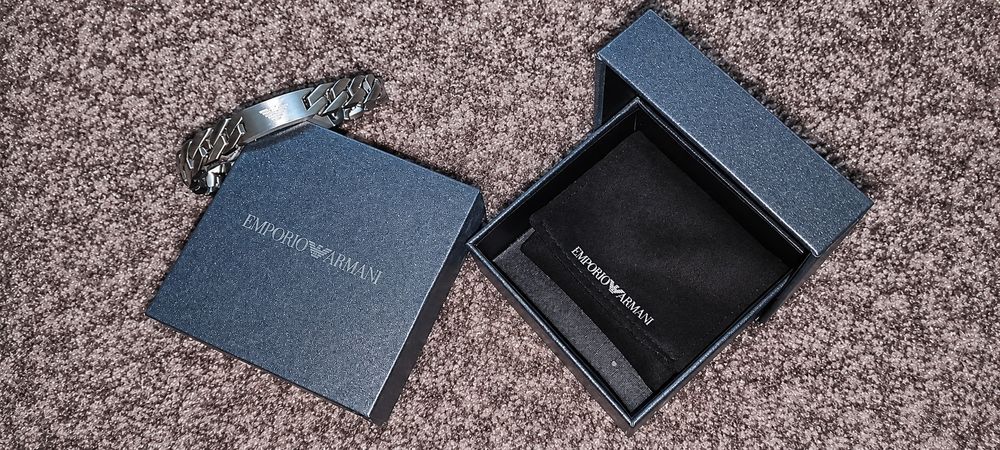 Emperio Armani Men Stainless Steel Bangle