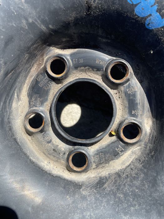Jante rezerva 5 x 112 golf Skoda seat rapid Octavia R15 et38
