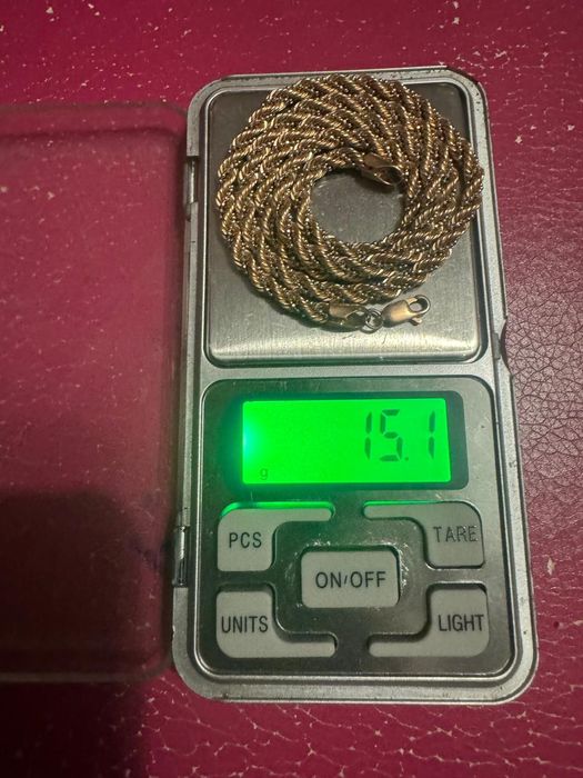 Золотой 585 пробы цепочка и браслет