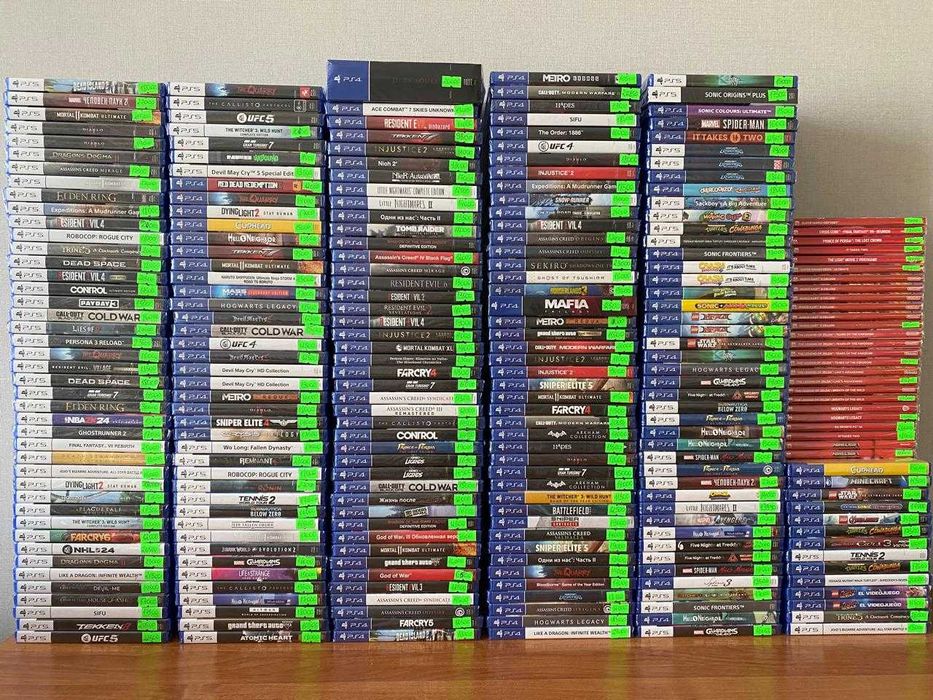 Самый Большой Выбор Игровых Дисков На PS4/PS5 Пс4/Пс5
