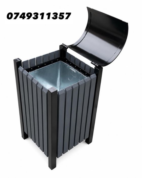Cos gunoi cu capac