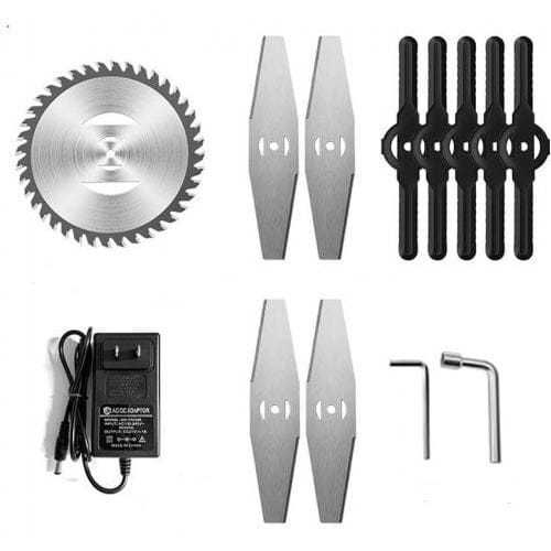 Акумулаторен Тример 36V 8A Косачка за Трева с 2бр батерии 9 подаръка