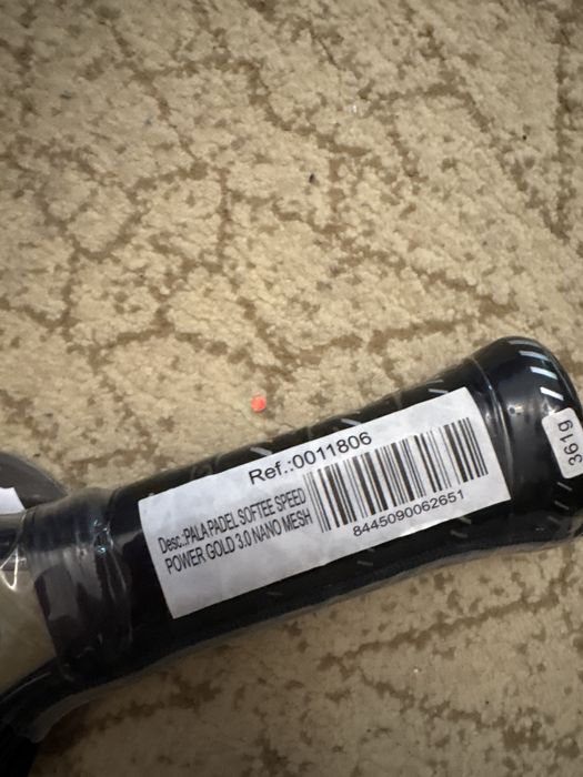 Paleta Padel Speed NanoGoldPower  3.0  21k