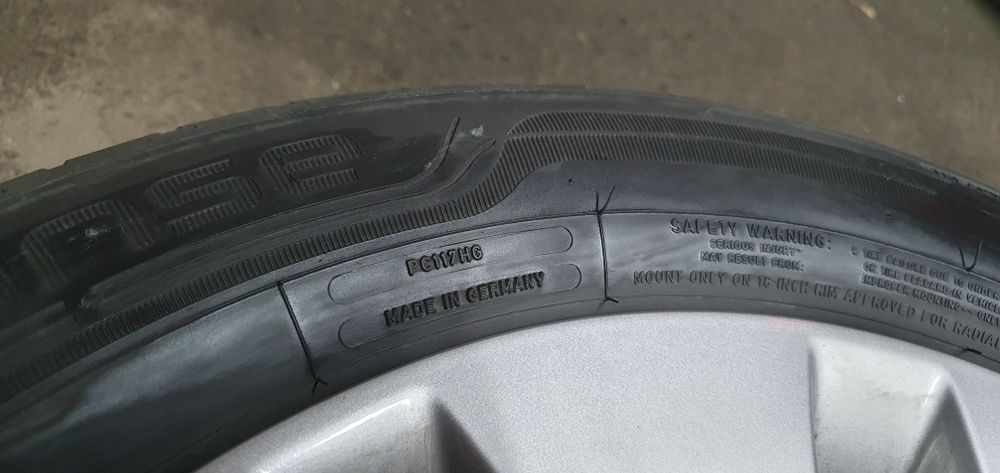 Jante originale Audi A6 si anvelope vara Dunlop 205/60/R16