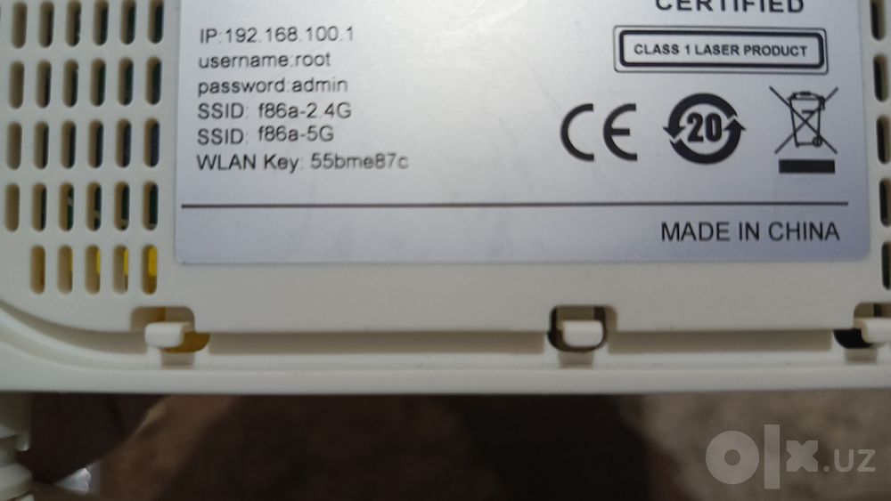 Gpon wifi roter uztelecom 5G