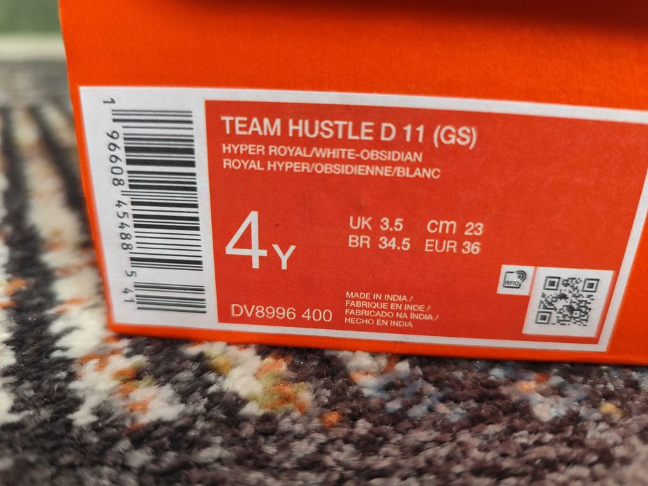 Маратонки Nike team hustle D 11