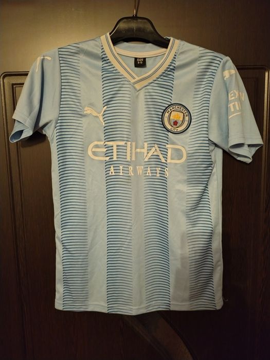 Tricou Manchester City, Puma,de Bruyne Nr 17,pt copii,colecționar/fan
