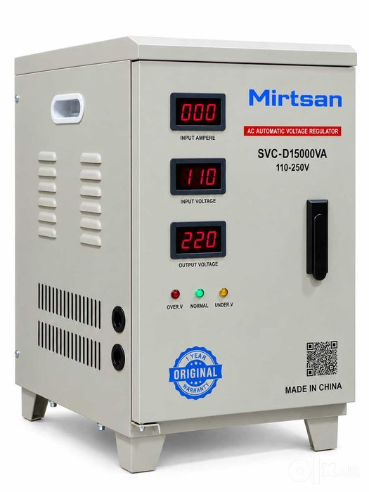 Mirtsan SVC-D15000VA 15kVA stabilizator, Стабилизатор 15кВА,  220V ±3%