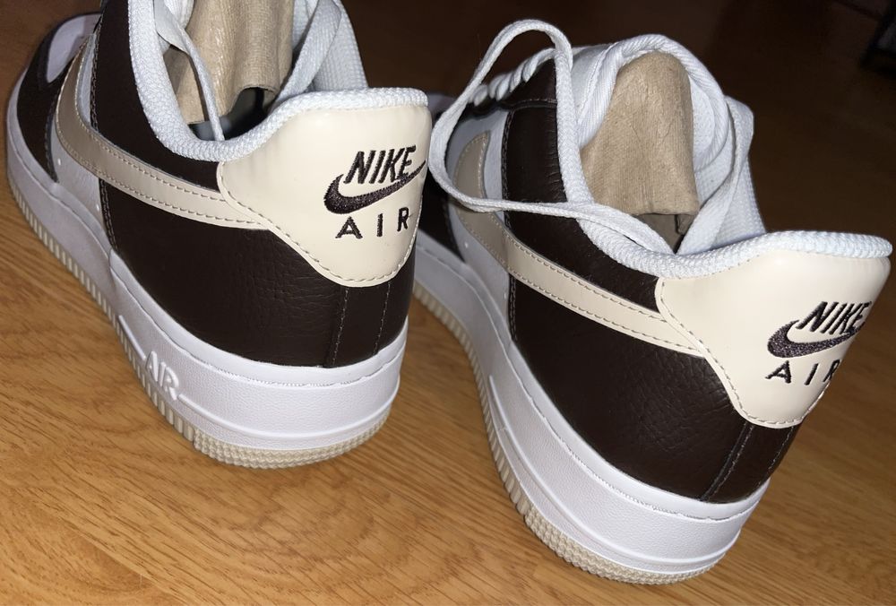 WMNS Nike Air Force 1 ‘07 White Velvet Brown