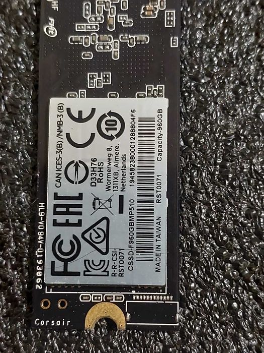 1TB M.2 NVMe - Western Digital SN730, Micron 2200S, Corsair MP510