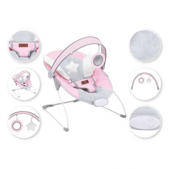 Scaun/leagan/balansoar Momi Tuli, cu vibratie si sunete bebelusi