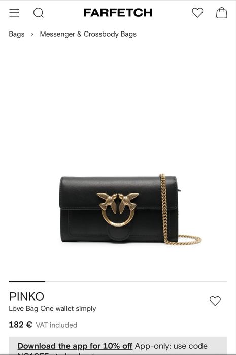 Чанта Pinko Love One Wallet