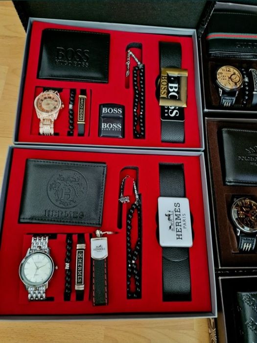 Truse cadou barbati7 piese/cutie,saculet,etichetă