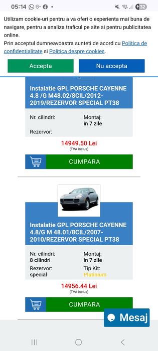 Porsche Cayenne Turbo impozit la zi