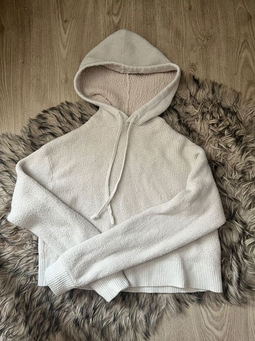 Бяла ватирана блуза