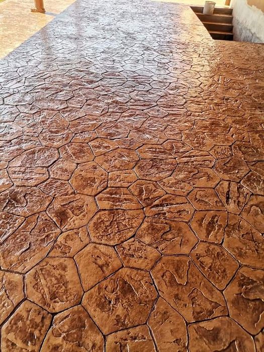 Beton amprentat  pavaj