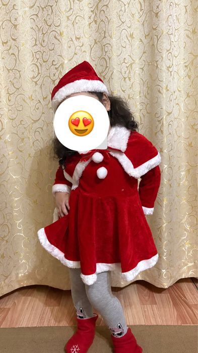 Костюм санты для девочки