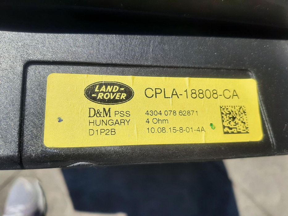 subwoofer auto land rover range rover 4 l405 vogue dupa 2012 cpla-18808-ca