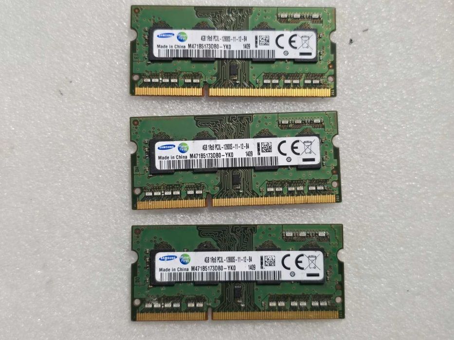 Memorie RAM laptop Samsung, 4GB DDR3L, 1600MHz - M471B5173DB0-YK0