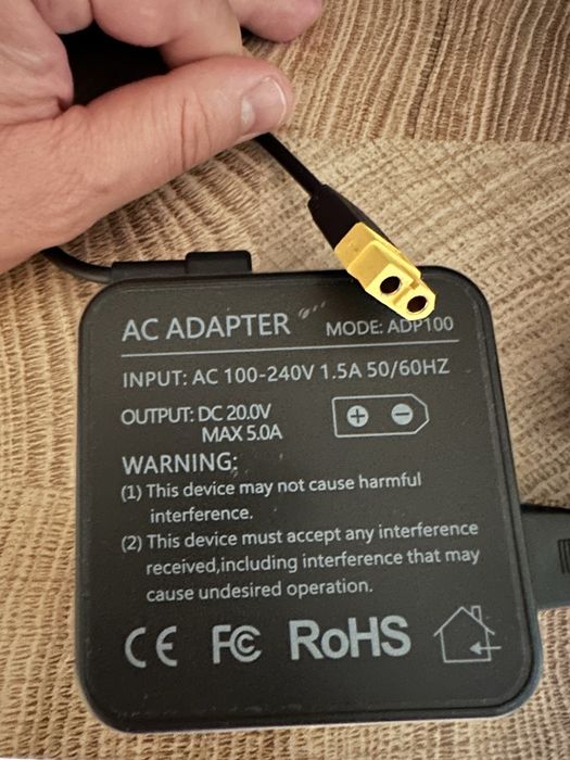 Adaptor alimentare ToolkitRC ADP100 20V 5A (100W) – Nou
