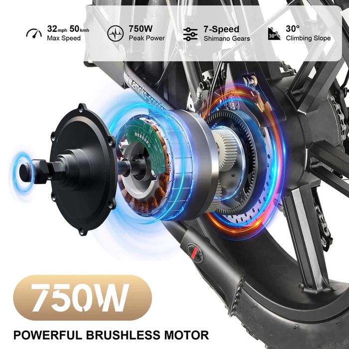 НОВО !!! Електрическа Колело Emoko C94 750W 48V/35AH LG