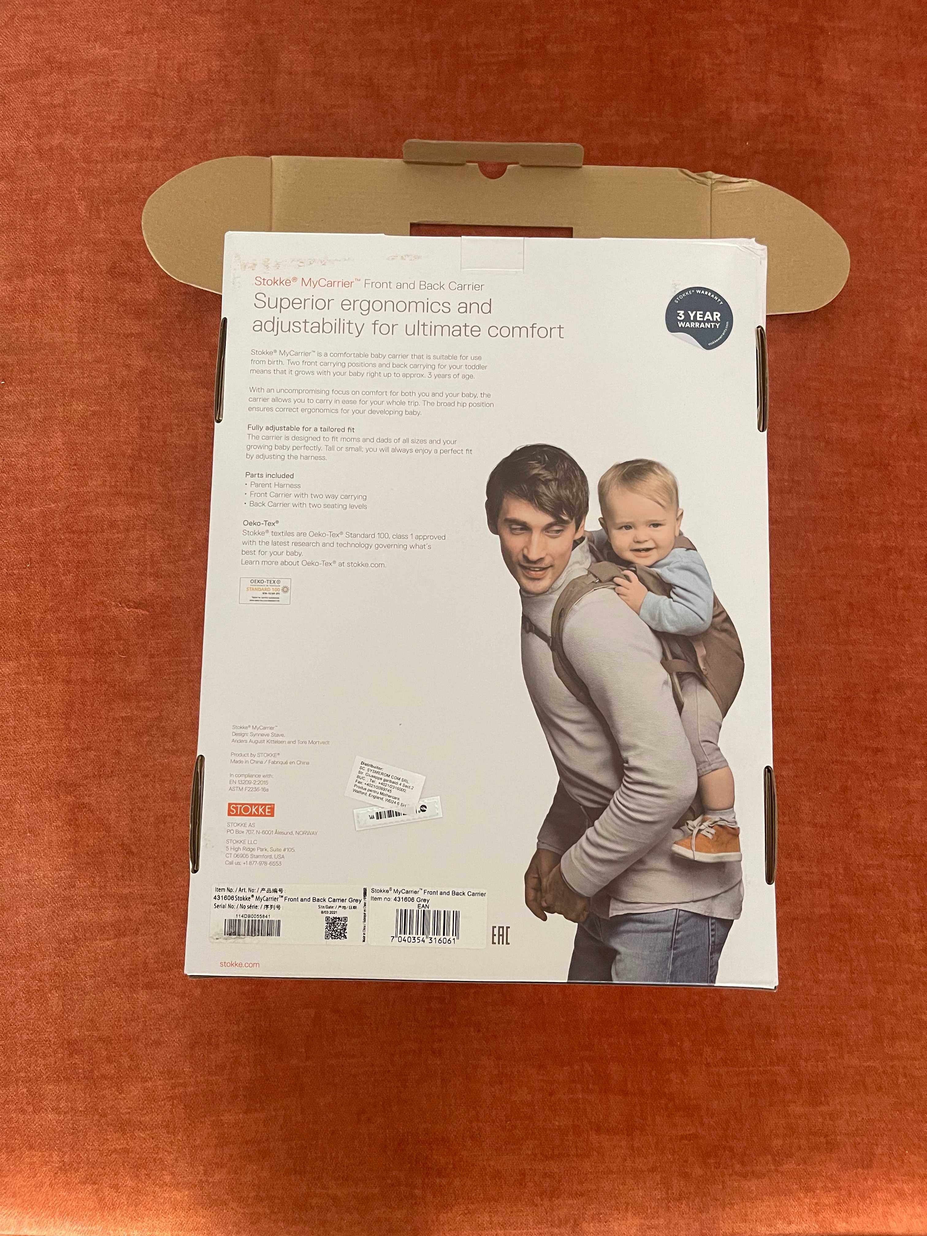 Stokke mycarrier front and hot sale back