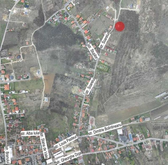 Teren Intravilan construibil – 1001 mp Strada Soarelui Dealuri Oradea