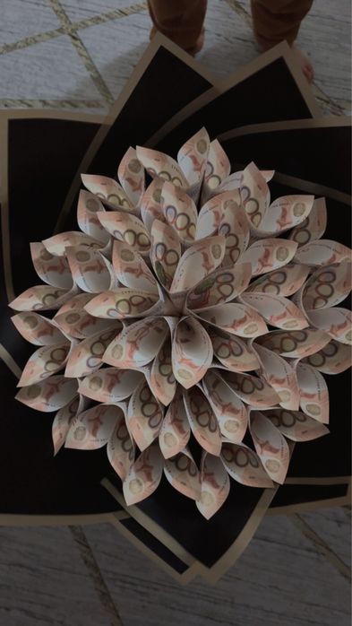 Денежный букет на заказ