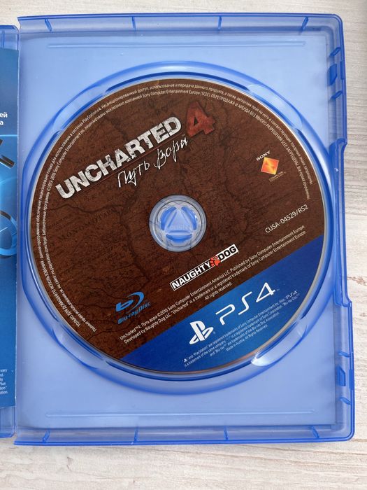 Диск Uncharted 4 PS4