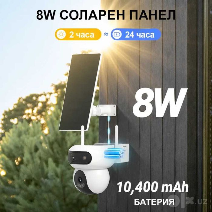 Камера EZVIZ CS-HB90X/SP (4MP+4MP) WiFi +4G